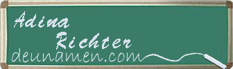 Adina Richter Visitenkarte